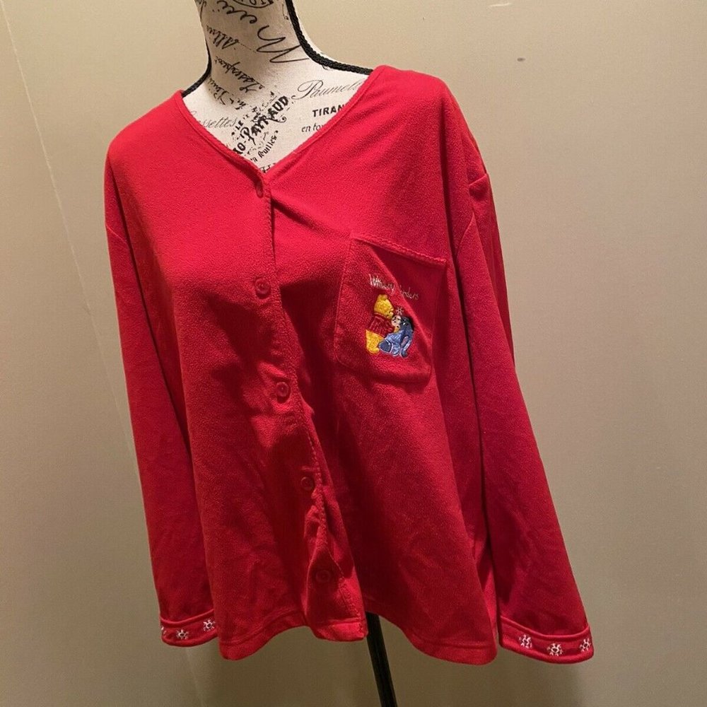 Disney Vintage button up sweater size l/xl